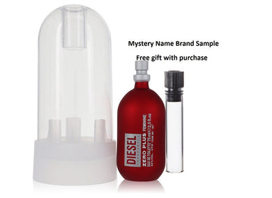 DIESEL ZERO PLUS by Diesel Eau De Toilette Spray 2.5 oz And a Mystery Name brand sample vile