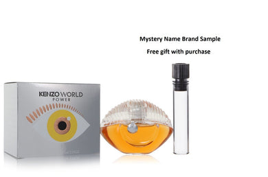 Kenzo World Power by Kenzo Eau De Parfum Spray 2.5 oz And a Mystery Name brand sample vile