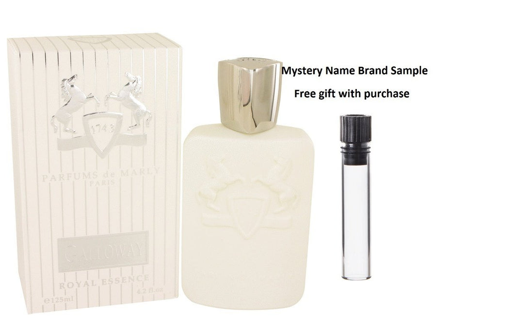 Galloway by Parfums de Marly Eau De Parfum Spray 4.2 oz And a Mystery Name brand sample vile