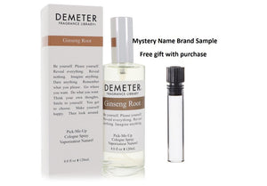 Demeter Ginseng Root by Demeter Cologne Spray 4 oz And a Mystery Name brand sample vile