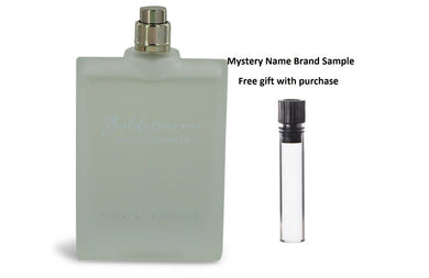 Baldessarini Cool Force by Hugo Boss Eau De Toilette Spray (Tester) 3 oz And a Mystery Name brand sample vile