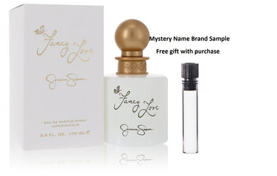 Fancy Love by Jessica Simpson Eau De Parfum Spray 3.4 oz And a Mystery Name brand sample vile