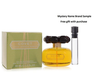 Covet by Sarah Jessica Parker Eau De Parfum Spray 1.7 oz And a Mystery Name brand sample vile