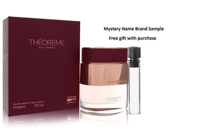 Rue Broca Theoreme by Rue Broca Eau De Parfum Spray 3 oz And a Mystery Name brand sample vile