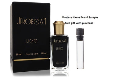 Jeroboam Ligno by Jeroboam Extrait de Parfum (Unisex) 1 oz And a Mystery Name brand sample vile