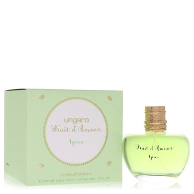 Ungaro Fruit D'amour Green by Ungaro Eau De Toilette Spray 3.4 oz For Women