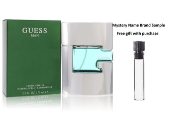 Guess (New) by Guess Eau De Toilette Spray 2.5 oz And a Mystery Name brand sample vile