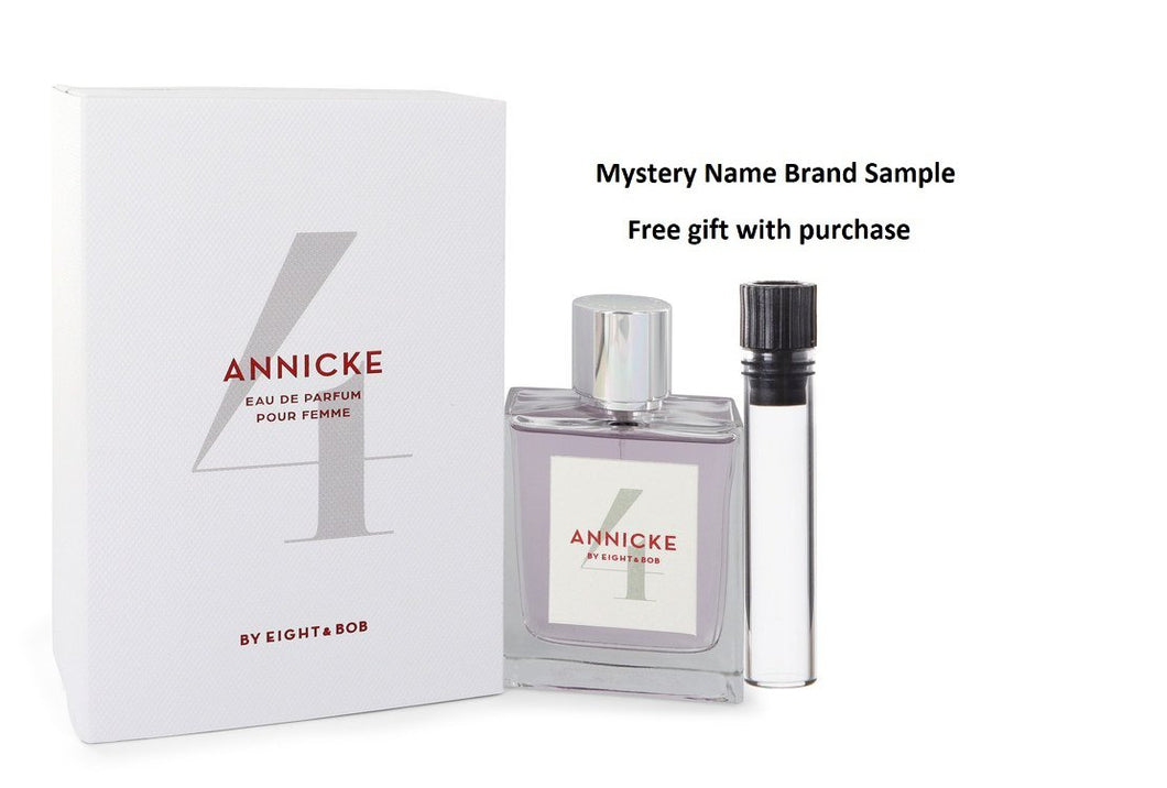 Annicke 4 by Eight & Bob Eau De Parfum Spray 3.4 oz And a Mystery Name brand sample vile
