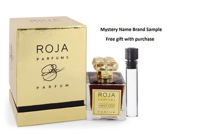 Roja Amber Aoud by Roja Parfums Extrait De Parfum Spray (Unisex) 3.4 oz And a Mystery Name brand sample vile