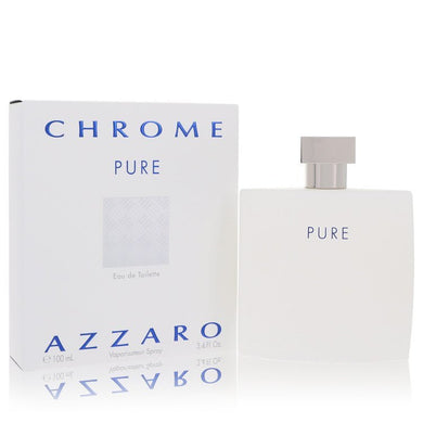 Chrome Pure by Azzaro Eau De Toilette Spray 3.4 oz For Men