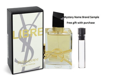 Libre by Yves Saint Laurent Eau De Parfum Spray 1.6 oz And a Mystery Name brand sample vile