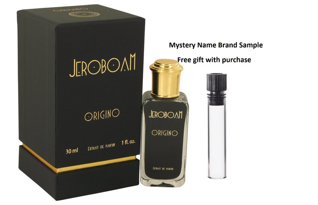 Jeroboam Origino by Jeroboam Extrait De Parfum Spray (Unisex) 1 oz And a Mystery Name brand sample vile