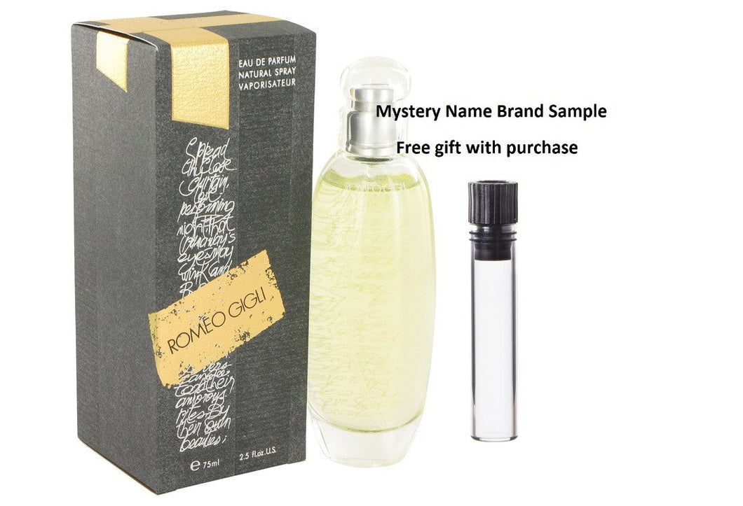 Romeo Gigli Profumi by Romeo Gigli Eau De Parfum Spray 2.5 oz And a Mystery Name brand sample vile