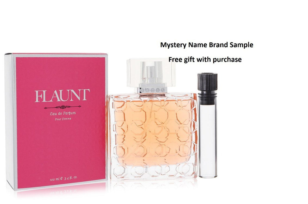 Flaunt Pour Femme by Joseph Prive Eau De Parfum Spray 3.4 oz And a Mystery Name brand sample vile