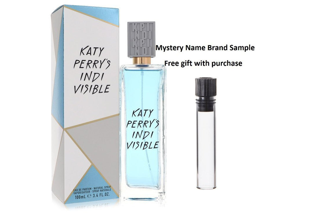 Indivisible by Katy Perry Eau De Parfum Spray 3.4 oz And a Mystery Name brand sample vile