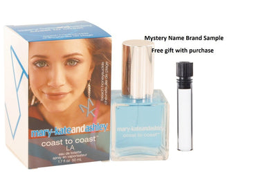 Coast to Coast LA Beach Honeysuckle by Mary-Kate And Ashley Eau De Toilette Spray 1.7 oz And a Mystery Name brand sample vile