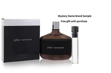 John Varvatos by John Varvatos Eau De Toilette Spray 4.2 oz And a Mystery Name brand sample vile
