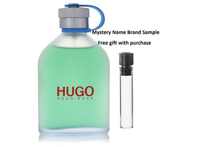 Hugo Now by Hugo Boss Eau De Toilette Spray (Tester) 4.2 oz And a Mystery Name brand sample vile