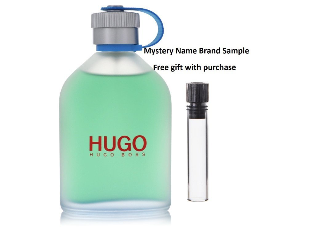 Hugo Now by Hugo Boss Eau De Toilette Spray (Tester) 4.2 oz And a Mystery Name brand sample vile