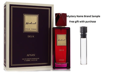 Modest Pour Femme Deux by Afnan Eau De Parfum Spray 3.4 oz And a Mystery Name brand sample vile