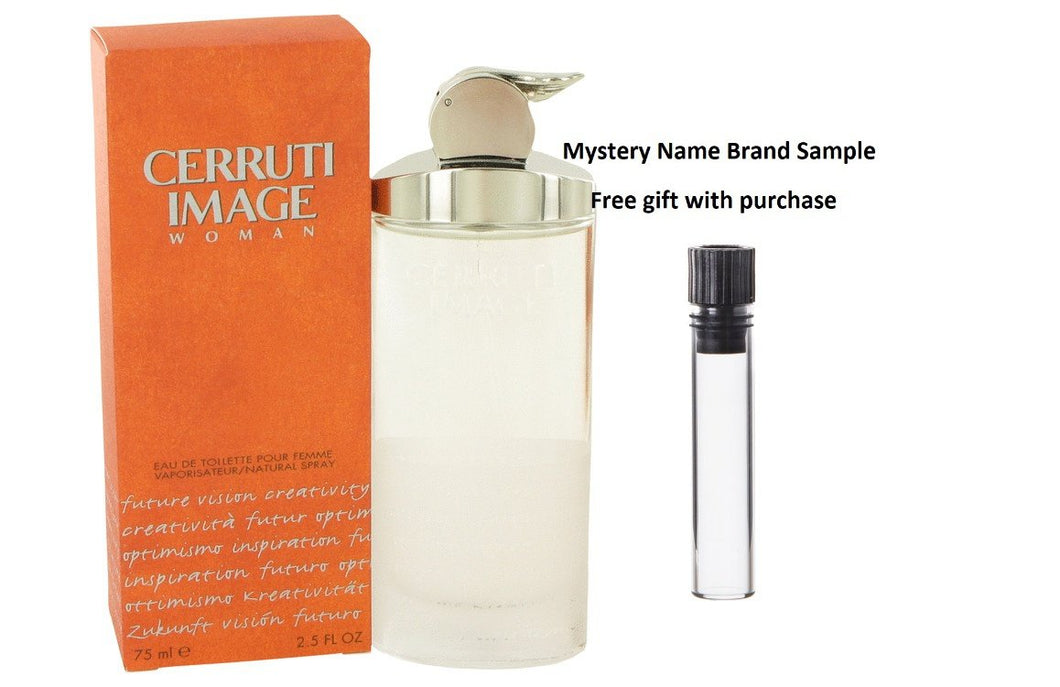 IMAGE by Nino Cerruti Eau De Toilette Spray 2.5 oz And a Mystery Name brand sample vile