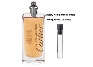 DECLARATION by Cartier Eau De Parfum Spray (Tester) 3.4 oz And a Mystery Name brand sample vile