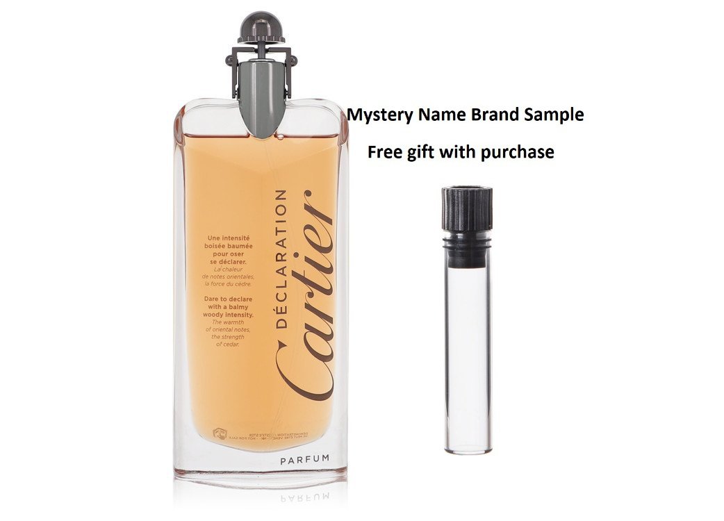 DECLARATION by Cartier Eau De Parfum Spray (Tester) 3.4 oz And a Mystery Name brand sample vile