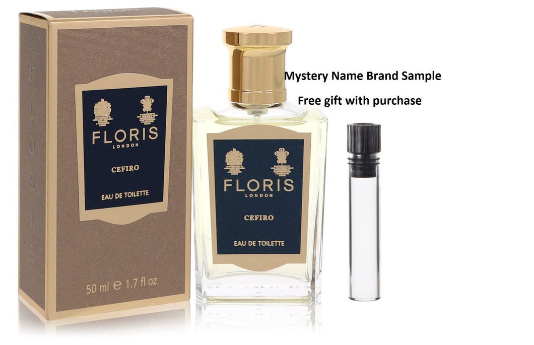 Floris Cefiro by Floris Eau De Toilette Spray 1.7 oz And a Mystery Name brand sample vile