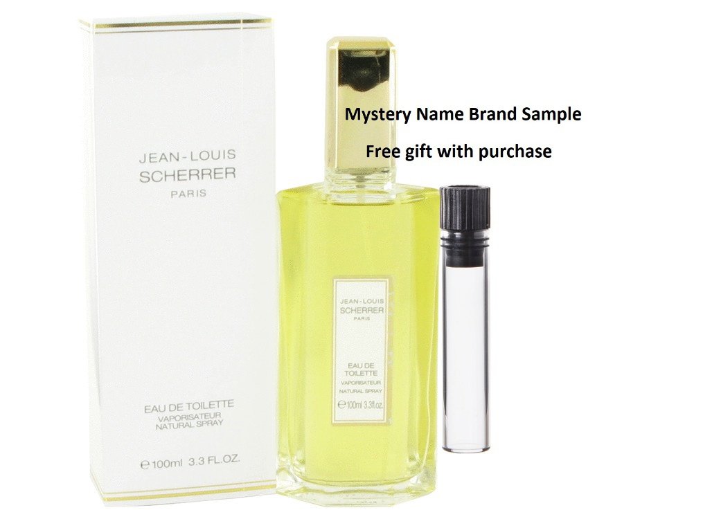 SCHERRER by Jean Louis Scherrer Eau De Toilette Spray 3.4 oz And a Mystery Name brand sample vile