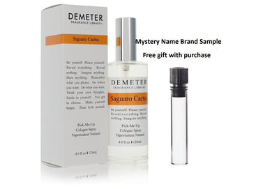 Demeter Saguaro Cactus by Demeter Cologne Spray (Unisex) 4 oz And a Mystery Name brand sample vile