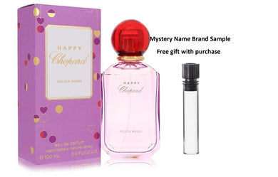 Happy Felicia Roses by Chopard Eau De Parfum Spray 3.4 oz And a Mystery Name brand sample vile