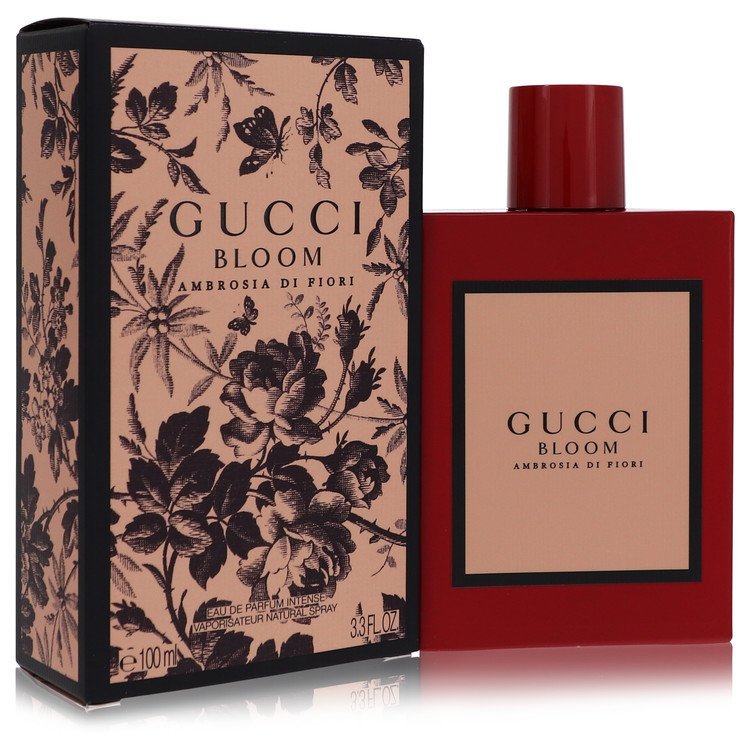 Gucci Bloom Ambrosia Di Fiori by Gucci Eau De Parfum  Intense Spray 3.3 oz  For Women