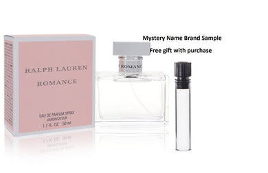ROMANCE by Ralph Lauren Eau De Parfum Spray 1.7 oz And a Mystery Name brand sample vile