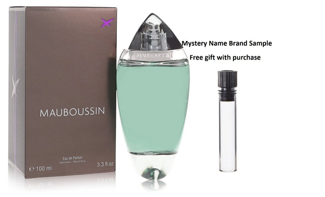 MAUBOUSSIN by Mauboussin Eau De Parfum Spray 3.4 oz And a Mystery Name brand sample vile