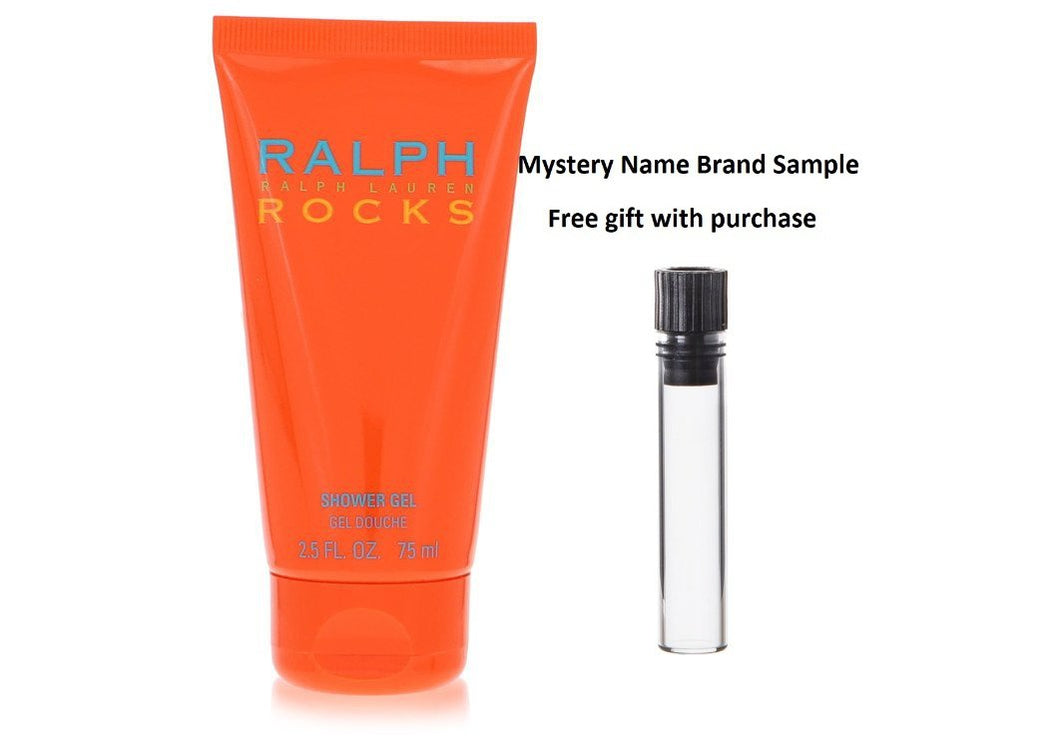 Ralph Rocks by Ralph Lauren Shower Gel 2.5 oz And a Mystery Name brand sample vile