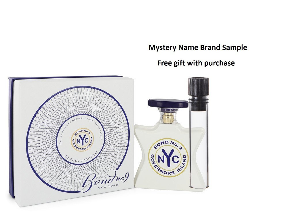 Governors Island by Bond No. 9 Eau De Parfum Spray (Unisex) 3.3 oz And a Mystery Name brand sample vile