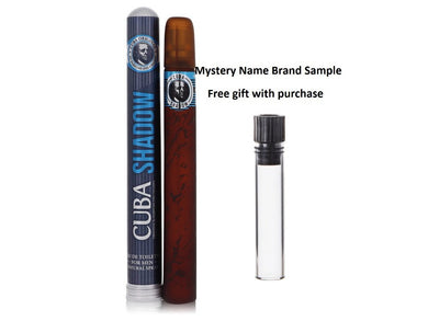 Cuba Shadow by Fragluxe Eau De Toilette Spray 1.17 oz And a Mystery Name brand sample vile