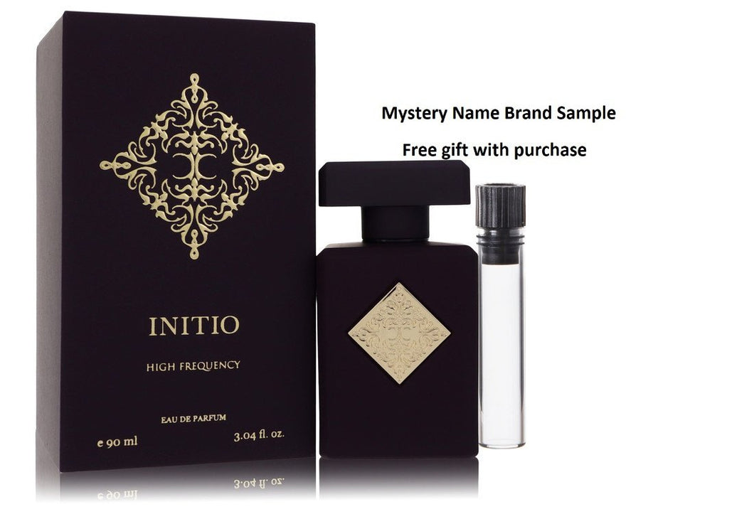 Initio High Frequency by Initio Parfums Prives Eau De Parfum Spray (Unisex) 3.04 oz And a Mystery Name brand sample vile