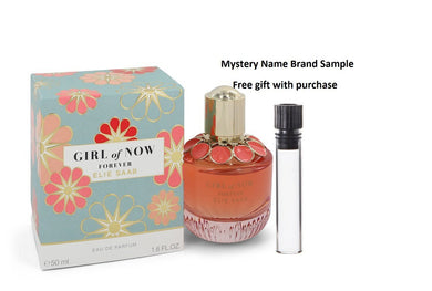 Girl of Now Forever by Elie Saab Eau De Parfum Spray 1.7 oz And a Mystery Name brand sample vile