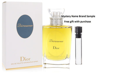 DIORESSENCE by Christian Dior Eau De Toilette Spray 3.4 oz And a Mystery Name brand sample vile