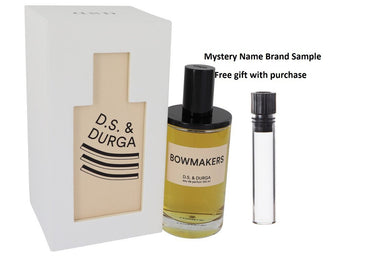 Bowmakers by D.S. & Durga Eau De Parfum Spray 3.4 oz And a Mystery Name brand sample vile