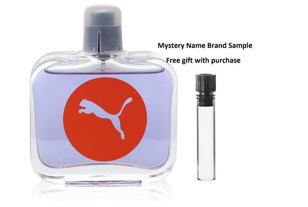 Puma Sync by Puma Eau De Toilette Spray (Tester) 2 oz And a Mystery Name brand sample vile