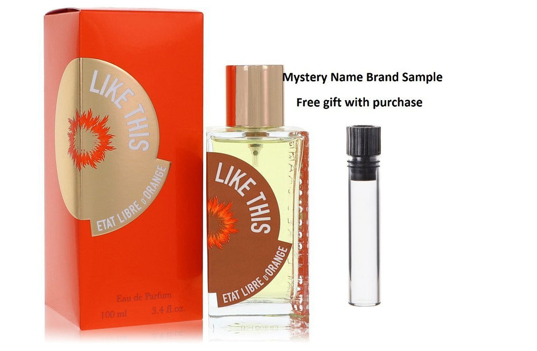Like This by Etat Libre D'Orange Eau De Parfum Spray 3.4 oz And a Mystery Name brand sample vile