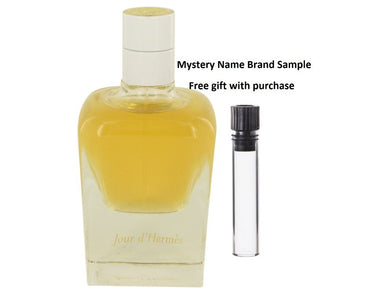 Jour D'Hermes by Hermes Eau De Parfum Spray (Tester) 2.87 oz And a Mystery Name brand sample vile