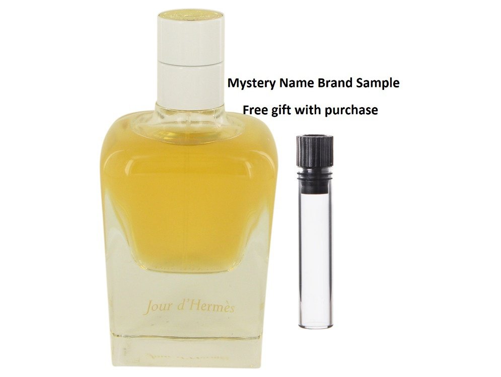Jour D'Hermes by Hermes Eau De Parfum Spray (Tester) 2.87 oz And a Mystery Name brand sample vile