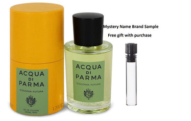 Acqua Di Parma Colonia Futura by Acqua Di Parma Eau De Cologne Spray (unisex) 1.7 oz And a Mystery Name brand sample vile