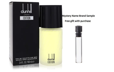 DUNHILL Edition by Alfred Dunhill Eau De Toilette Spray 3.4 oz And a Mystery Name brand sample vile