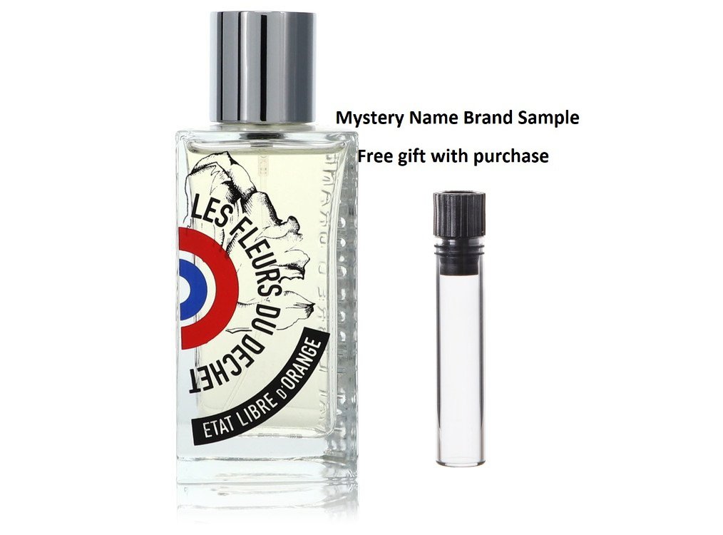 I Am Trash Les Fleurs Du Dechet by Etat Libre D'orange Eau De Parfum Spray (Unisex Tester) 3.4 oz And a Mystery Name brand sample vile