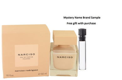 Narciso Poudree by Narciso Rodriguez Eau De Parfum Spray 1.6 oz And a Mystery Name brand sample vile