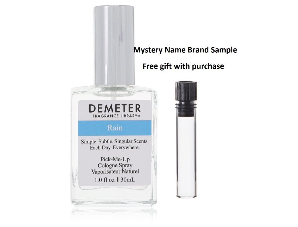 Demeter Rain by Demeter Cologne Spray 1 oz And a Mystery Name brand sample vile